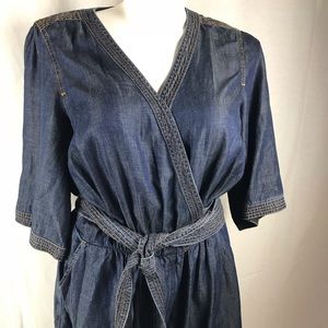 NWOT Anthropologie Jean Romper